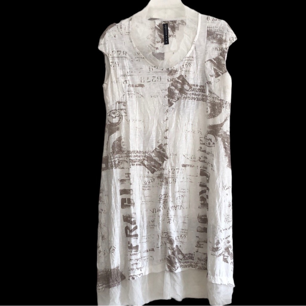 Gershon BRAM lagenlook print dress